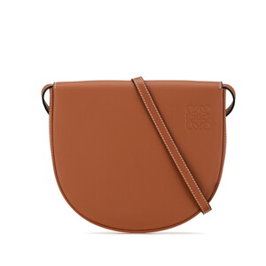 ロエベ アナグラム ショルダーバッグ ブラウン レザー レディース LOEWE 【中古】