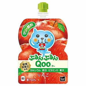 ミニッツメイド ミニッツ メイド Qoo ぷるんぷるんQoo りんご 125gパウチ×30袋