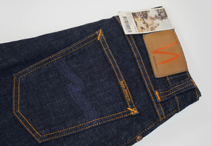 新品 27,000円 イタリア製 NUDIE JEANS HIGH KAIデニムパンツ ジーンズW29 L30ウエスト36 72 cmインディゴW28ネイビーW27スリムAPCスキニー