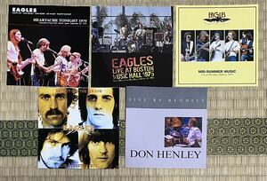 5タイトル8ディスクセット　EAGLES, DON HENLEY