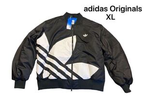 新品 正規品【アディダスオリジナルス/adidas Originals】チラックス ロゴ パデッドジャケット ◆XL◆ブラック 黒◆ジャンパー 