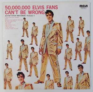 レコード〈LP〉エルビス・プレスリー（ELVIS PRESLEY）50,000,000 ELVIS FANS CAN