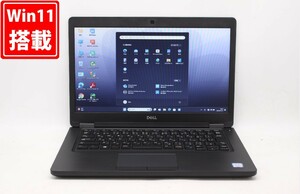 良品 14インチ DELL Latitude 5490 Windows11 八世代 i5-8350U 8GB 256GB-SSD カメラ 無線 Office付 中古パソコンWin11 税無 管:1033j