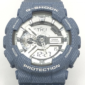 【中古】CASIO G-SHOCK GA-110DC 腕時計 ブルー カシオ ジーショック[240010453347]