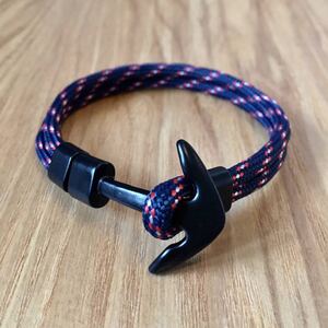 未使用 URBAN RESEARCH Anchor Rope Bracelet アーバンリサーチ アンカー ロープブレスレット 碇 日本製 MADE IN JAPAN パラシュートコード