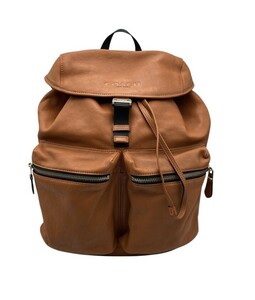 COACH コーチ RUCKSACK IN SMOOTH LEATHER スムースレザー バックパック ブラウン F71728 中古 D4