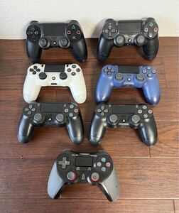 SONY PS4 プレステ4 ワイヤレス コントローラー DUALSHOCK4 /CUH-ZCT1J /CUH-ZCT2J 他 まとめて7個通電確認済み 動作未