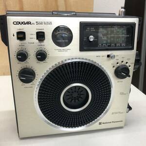 National Panasonic COUGAR 115 5バンドレシーバー RF-1150 中古 通電確認のみ FM 