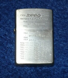 ZIPPO　ジッポ　1932-2000 IDENTIFICATION CODE 1991年製