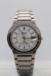 【CITIZEN】ATTESA E760 Eco-Drive PERPETYUAL CALENDAR TITANIUM 10BAR シェル文字盤 中古品時計 24.10.15 