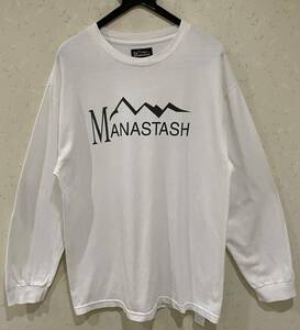 ＊マナスタッシュ MANASTASH ロゴ 長袖Tシャツ トップス L　　　　　　　　　　BJBA.F