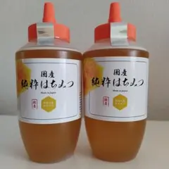 ⭐トンガリ容器⭐【奈良の里】国産純粋はちみつ  非加熱生　1kg × 2個　百花