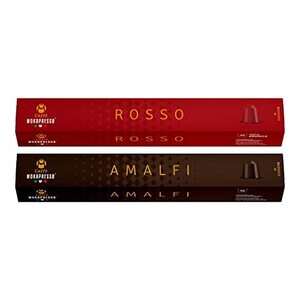 Mokapresso(モカプレッソ) ネスプレッソ互換 カプセルコーヒー 2種アソートセット ROSSO & AMALFI