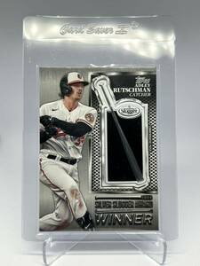 【1円スタート】2024 Topps Series 2 Adley Rutschman アドリー ラッチマン Silver Slugger Award Winner Patch Card MLB カード Orioles