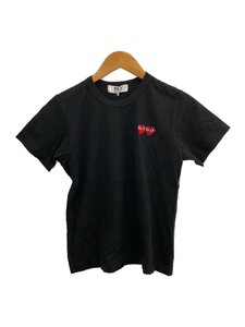 PLAY COMME des GARCONS◆Tシャツ/L/コットン/BLK/無地/AZ-T225