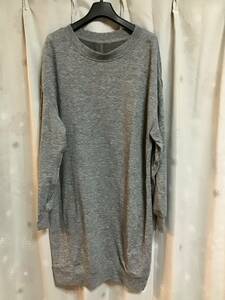 【GAP/ギャップ】長袖スウェットワンピース/S★グレー★レディース★USED