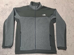 THE NORTH FACE ノースフェイス フリース ジャケット XL チャコール グレー NT61808 マウンテンテック セーター Mountain TEKSWEATER JKT