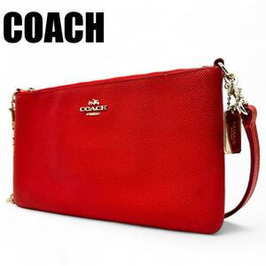 【美品】COACH　コーチ 52385 ２WAY　チェーン ショルダーバッグ