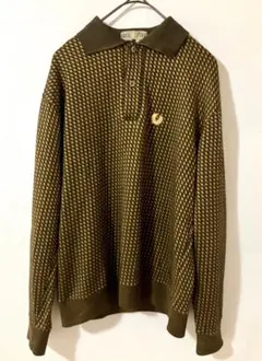 古着 FRED PERRY ヴィンテージ ニット ポロシャツ イングランド製