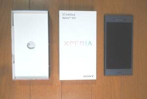 SONY　Xperia　XZ１　ムーンリットブルー　SoftBank