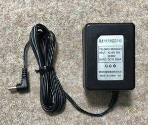 ◇◇ＡＣアダプター入力１００Ｖ・９VA・出力ＤＣ１１V３５０ｍA・SD01・メンテナンス実験用途・中古