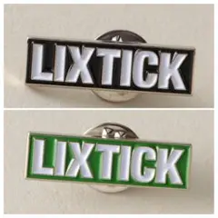 新品）【LIXTICK/リックスティック】 CLUB PINS　黒×緑　セット