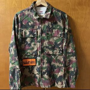 supreme bdu shirt swiss camo 17ss シュプリーム スイス軍 サンプリング BDUシャツ field jacket スイスカモ ミリタリーシャツ　Sサイズ