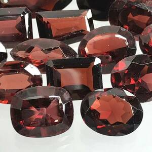 (天然ガーネットおまとめ54ct)u ルース 裸石 宝石 ジュエリー garnet ガーネット jewelry 柘榴石 i②