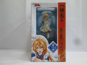 27 送80サ 0613$G11 月刊コミックガム フィギュアコレクション 一騎当千 孫策伯符 メイドver 難あり 未開封品