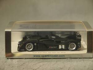 Audi R15 Plus TDi test Car 2010年 Spark 1/43 S0686