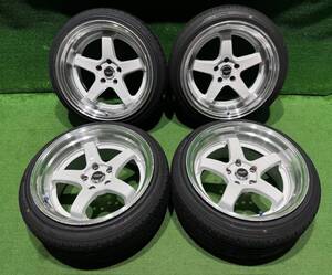 CLEAVE RACING 18インチ 225/40R18 18X9.5J 18X10.5J 5H PCD114.3 2024年 タイヤ ホイール 4本 セット。。。