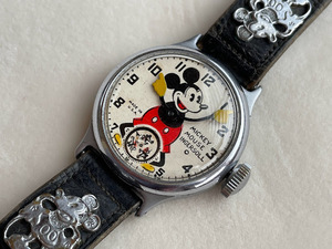 １９３０年代製　　INGERSOLL　　MICKEY MOUSE　　　腕時計　　　極美品 　　OH済
