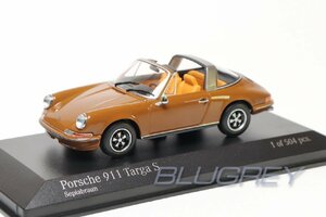 ミニチャンプス 1/43 ポルシェ 911 タルガ 1972 ブラウン MINICHAMPS PORSCHE 911 限定504台 ミニカー