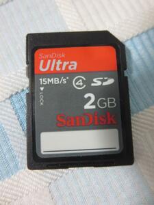 SanDisk SDメモリカード Ultra 2GB Class4 15MB/s