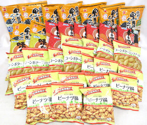 送料300円(税込)■ks622■◎菓子(ピーナツ揚・黒豆せんべい 等) 5種 37点【シンオク】