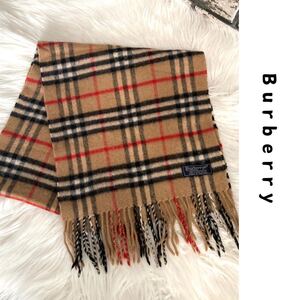 Burberry バーバリー　マフラー カシミヤ ノバチェク