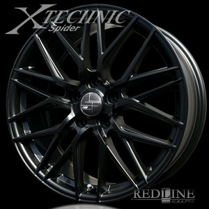 ■ X-TECHNIC Spider ■ 18x7.5J OFF+48　5H/PCD100 精悍な見た目のスパイダーメッシュホイール4本セット