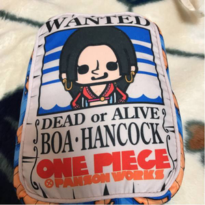 貴重！ ONE PIECE ワンピース 手配書 ハンコック クッション