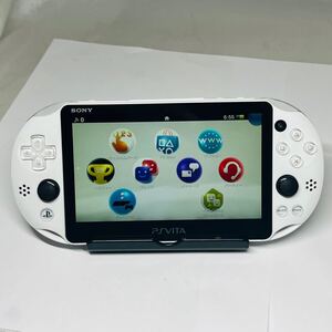 ★1円〜 動作確認済 FW3.74 動作確認済 SONY PS Vita PCH-2000 ZA22 グレイシャーホワイト Wi-Fiモデル 本体 Play Station Glacier White