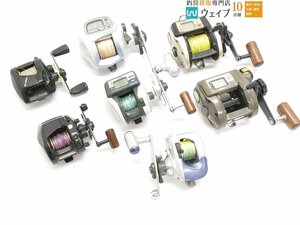 ダイワ スーパータナセンサーX 300W、速攻 タナセンサー SS-35、スーパーダイナミックZ 105iL 早技 等 船両軸 7台セット