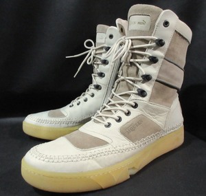 定価49,500円 アレキサンダーマックイーン × プーマ ALEXANDER McQUEEN PUMA JOUST BOOT サイドジップ ブーツ スニーカー 靴 難有