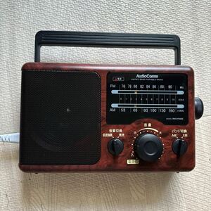 オーム電機　AudioComm RAD-F620Z AM/FM ラジオ