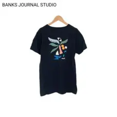 BANKS JOURNAL STUDIO　アートTシャツ　プリント　ヤシの木　S