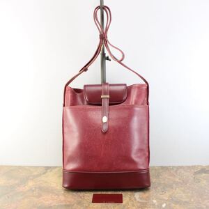 OLD Cartier MUST LINE LEATHER SHOULDER BAG/オールドカルティエマストラインレザーショルダーバッグ