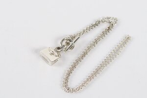 【美品】HERMES エルメス アミュレット ケリーチャーム ネックレス シルバー 925 アクセサリー【OT25】