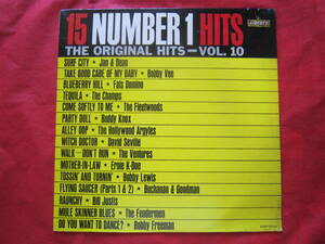 ■　15　NUMBER１　HITS（ＴＨＥ　ORIGINAL　HITSーVOL.10　■　 US盤LPレコード 　LRP－3344