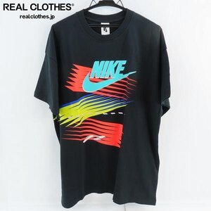 ☆NIKE×atmos/ナイキ×アトモス ロゴプリントTシャツ ブラック/ネオンカラー CI3197-010 M /UPK