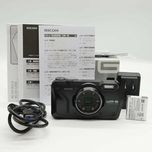 【良品】RICOH WG-6 ブラック 本格防水カメラ