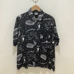 FCRB エフシーアールビー FCRB-190072 HAWAIIAN SHIRT ハワイアン シャツ ブラック サイズS 568902