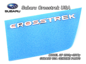 スバルXV【SUBARU】GP7GPE後期クロストレック純正USエンブレム-リアCrosstrek文字(16-17y)/USDM北米仕様レターマーク海外ハイブリッドUSA